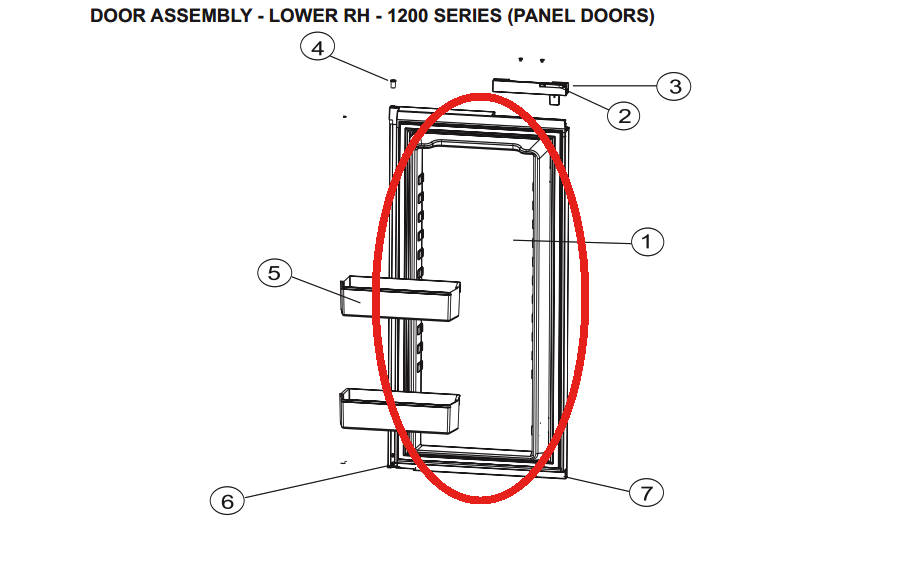 Is this the wood panel door.  I need one for serial number  506707FB