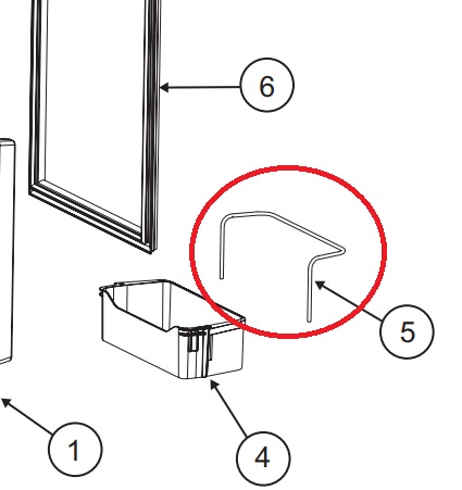 Norcold Door Bin Wire Retainer 635814 (fits the NR740) Questions & Answers